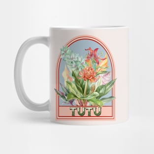 Tutu Vintage Floral Grandmother Mug